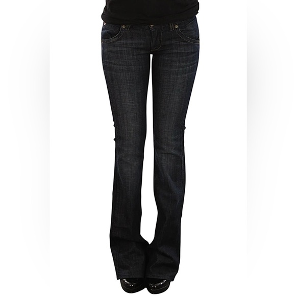 Hudson Signature Low Rise Boot Cut Denim Jeans Size 27 - Picture 1 of 16